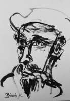 Don Quijote art by Konrad Biro. A művész nemzetközileg elismert sorozata.