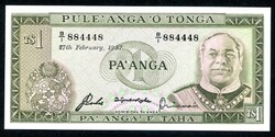 Tonga 1987 1 Pa'anga UNC