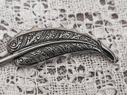 Antikolt, vintage levél bross 11.