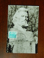 Képeslap / Székely Bertalan szobra