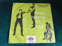 Lakatos Sándor: Magyar dalok Qualiton Bakelit LP (1950-60').