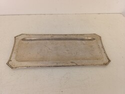 Antik ezüst tálca Diana jel 420 gramm TM monogram kötegelt peremdísszel 333 6660