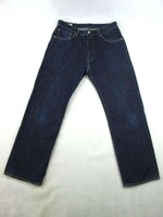 ÚJ! EREDETI LEVIS 555 (W32 / L30) FÉRFI SÖTÉTKÉK FARMERNADRÁG
