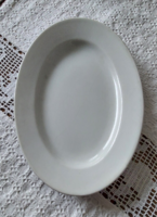 Antik  H&C (Haas & Czjzek) Chodau cseh ovális  fehér porcelán kínáló tál ,tányér (jelzett 1934-