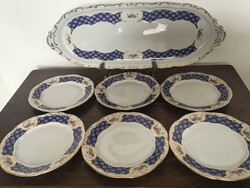 Zsolnay porcelán süteményes Márie Antonette