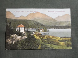 Képeslap,Szlovákia,Magas Tátra,Csorba-tó,Štrbské Pleso, 1911-