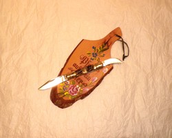 Révész juhász bicska, gyűjteményből. Kés, bicska, tőr, borotva.