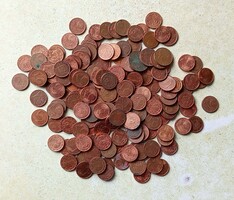 162 db Vegyes 1 2 5 Euro Cent Kb az Összes Eurós Országból Érme
