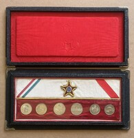 2 db Jó Forint sor 1956 (10 - 20 - 25 Forint - ezüst) - EGYEDI PRIVÁT TOK - RITKA