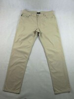 EREDETI CHRISTIAN BERG (W38 / L34) FÉRFI ENYHÉN SZTRECCSES ELEGÁNS BÉZS HOSSZÚNADRÁG