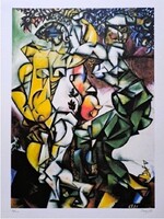 MARC CHAGALL - Adam and Eve