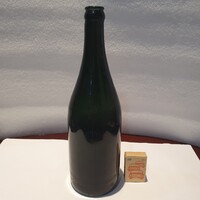 Retro dombornyomott hosszúnyakú sörösüveg Budapest Dreher Kispest-kőbánya serfőzde 0,70