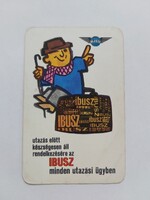 IBUSZ kártyanaptár 1971