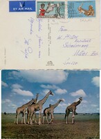 1963 - Képeslap - Kenya, Uganda, Tanganyika