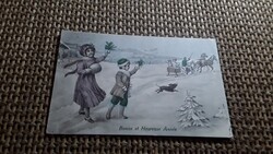 Antik Üdvözlő képeslap.