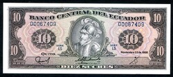 Ecuador 1988 10 Sucres UNC