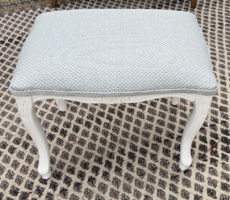 Antik stílusú ülőke, zsámoly, puff