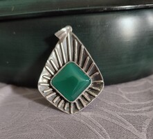 Ezüst medál/ krizopraz