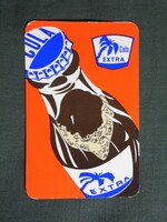 Kártyanaptár,Cola Extra üdítőital,Békéscsaba szeszipari vállalat,grafikai,1974  (4)
