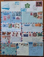 Ritka Indiai Filatéliai Gyűjtemény – Vintage Légipostai és FDC Borítékok (1960-1980)