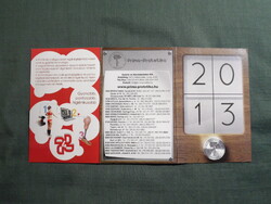 Kártyanaptár,Prima-Protetika protézis gyártó,Békéscsaba,névnapos, 2013  (4)