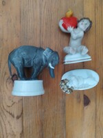 3 db Rosenthal porcelán figura