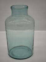Tengerkék régi befőttes üveg ,5 Literes kék üveg