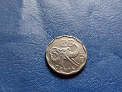 ESWATINI / SZVÁZIFÖLD 20 CENT 2021 III.MSWATI! ELEFÁNT! RITKA! UNC!