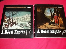 1969.Vinzenz Oberhamm: A Bécsi Képtár I.-II. művészeti szép albumok könyv CORVINA