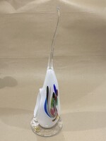 49 cm-es Glashütte Schwanenstadt (Ausztria) üvegplasztika