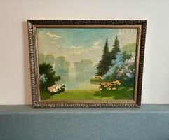 Olajfestmény - Kerekes József 60x80