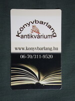 Kártyanaptár,Könyvbarlang antikvárium,Pécs, 2013  (4)