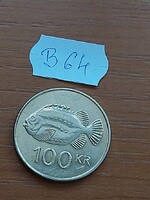 IZLAND 100 KORONA 2011 Alpakka, Tengeri nyúl  B64