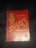 Souvenir de Paris képes leporelló ( 16 db kép 18 cm x 13 cm )