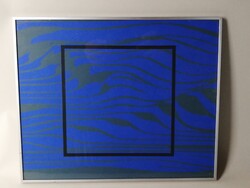 Sculptor Adam Farkas - The Sea 1976 - Screenprint 21/30
