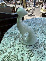 Royal Dux  porcelán macska