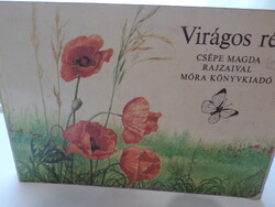 Virágos rét  CSÉPE MAGDA RAJZAIVAL, 1980