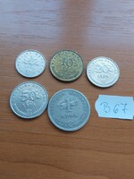 HORVÁTORSZÁG 1+ 10 + 20 + 50 LIPA 1 KUNA 5 DB B67