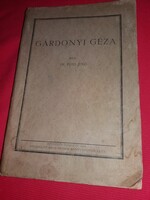 1930.antik Dr.Futó Jenő tanulmánykönyve Gárdonyi Gáza élete könyv RITKA képek szerint HÓDMEZŐVÁSÁRH.