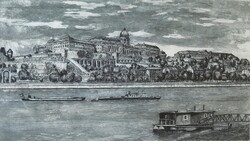 (K) Blahos Rudolf (1917-1986) : Királyi vár / Buda