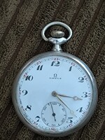 Omega ezüst zsebóra