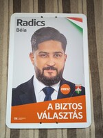 Választási plakát 2026 Fidesz Radics Béla