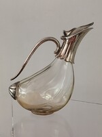 Régi kacsa alakú üveg kiöntő karaffa