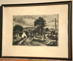 (K) Iván Szilárd (1912-1988) : Falu vége