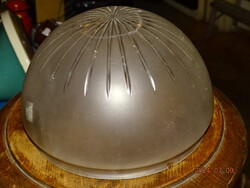 RÉGI ART DECO KÖZÉPBÚRA  LÁMPA CSILLÁR BÚRA ÜVEG