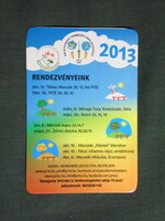 Kártyanaptár,Pécs,Ifjúsági természetjáró egyesület, 2013  (4)