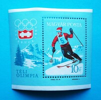 (Z) 1964. Téli Olimpia II. blokk** - Innsbruck - (Kat.: 1.200.-)