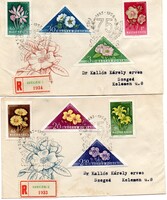 Boríték: Első napi boríték, 1958 Virág (III). FDC.