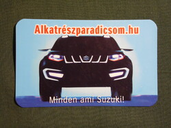 Kártyanaptár,Alkatrészparadicsom,Suzuki autóalkatrész üzlet,Pécs,2014  (4)