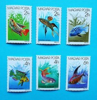 (Z) 1987. Akváriumi díszhalak II. sor** - (Kat.: 500.-)